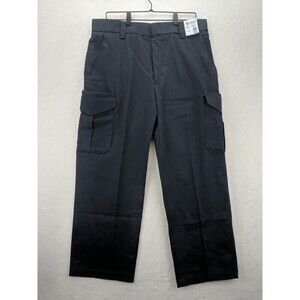 HORACE SMALL HS2726 MENS 34R x 37U 100% COTTON 6 POCKET CARGO PANTS NAVY NWT